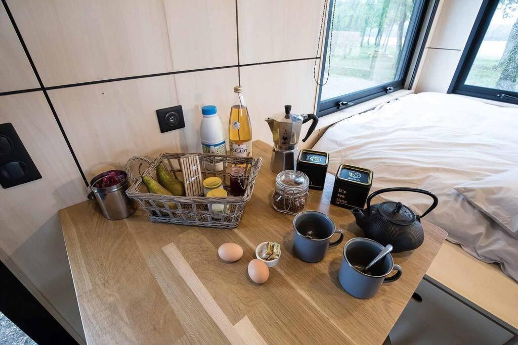 L'Envolee Ecolodge, Tiny House Au Coeur Des Vignes Loches-sur-Ource المظهر الخارجي الصورة